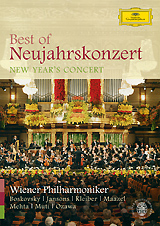 Wiener Philharmoniker: Best Of New Years Concert Wiener Philharmoniker: Best Of New Years ConcertAt 11:15 on New Years Day in Vienna, its time for the most popular concert in the world. Every year, one of the great conductors steps on to the podium to lead the Vienna Philharmonic in the waltzes and polkas of the Strauss family. Compiled here are highlights from the finest concerts of the last thirty years - mingled with scenes of Vienna and performances by the State Opera Ballet. Johann Strauss II (1825 - 1899) 01. Die Fledermaus: Ouverture Carlos Kleiber, Conductor (1989) 02. Fruhlingsstimmen, Walzer, Op. 410 Mariss Jansons, Conductor (2006) 03. Elisen-Polka, Polka Francaise, Op. 151 Seiji Ozawa, Conductor (2002) 04....