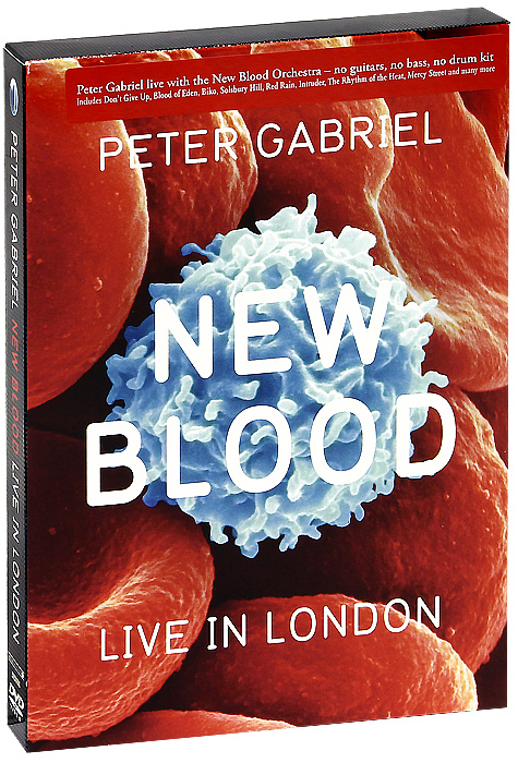 Peter Gabriel: New Blood - Live In London Peter Gabriel: New Blood - Live In LondonTracklist: 01. Intruder 02. Wallflower 03. The Boy In The Bubble 04. Apres Moi 05. The Drop 06. Washing In The Water 07. The Book Of Love 08. Darkness 09. The Power Of The Heart 10. Biko 11. San Jacinto 12. Digging In The Dirt 13. Signal To Noise 14. Downside Up 15. Mercy Street 16. The Rhythm Of The Heat 17. Blood Of Eden 18. Red Rain 19. Solsbury Hill 20. In Your Eyes ...