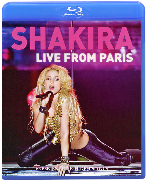 Shakira: Live From Paris (Blu-ray) Shakira: Live From Paris (Blu-ray)Tracklist: 01. Pienso En Ti 02. Why Wait 03. Te Dejo Madrid 04. Si Te Vas 05. Whenever, Wherever 06. Inevitable 07. Nothing Else Matters / Despedida 08. Gypsy 09. La Tortura 10. Ciega Sordomuda 11. Underneath Your Clothes 12. Gordita 13. Sale El Sol 14. Las De La Intuicion 15. Loca 16. She Wolf 17. Ojos Asi 18.Antes De Las Seis 19.Je LAime A Mourir 20.Hips Dont Lie 21.Waka Waka (This Time For Africa)