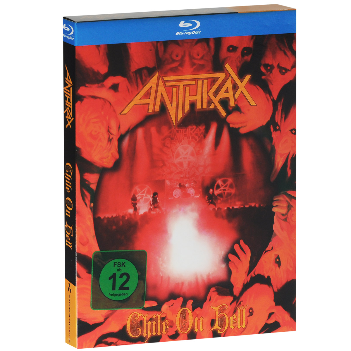 Anthrax. Chile on hell (Blu-ray + 2 CD)Track Listing: 1. Among the living 2. Caught in a mosh 3. I am the law 4. Chile on hell 5. Efilgnikcufecin (N.F.L.) 6. A skeleton in the closet 7. March of the S.O.D. 8. 30 years of Anthrax 9. In the end 10. T.N.T. 11. Im alive 12. Indians 13. Metal Masters 14. Medusa 15. In my world 16. Fight em til you cant 17. The scene 18. Im the man 19. Madhouse 20. Antisocial 21. Credits sequence 22. Righteous scheduling