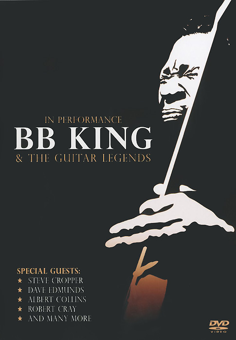 BB King & The Guitar Legends: In Performance: 01. Sabre Dance - Dave Edmunds 02. Standing At The Crossroads - Dave Edmunds, Steve Cropper 03. Phone Booth - Robert Cray 04. No Love In My Heart - Robert Cray 05. The Dream - Robert Cray, Albert Collins 06. Mr. Collins Mr Collins - Albert Collins, Dave Edmunds, Steve Cropper 07. Ice Man - Albert Collins, Dave Edmunds, Steve Cropper 08. Travellin D South - Albert Collins, Dave Edmunds, Steve Cropper 09. Sittin On The Dock Of The Bay - Dave Edmunds, Steve Cropper, Robert Cray 10. Green Onions - Steve Cropper, Dave Edmunds 11. Bo Diddley - Bo Diddley, Steve Cropper 12. Im A Man - Bo Diddley, Steve Cropper 13. Who Do You Love - Bo Diddley, Steve Cropper, Dave Edmunds 14. Im Moving On - B.B King, Dave Edmunds, Steve Cropper 15. Back In L.A - B.B King, Dave Edmunds, Steve Cropper 16. The Thrill Is Gone - B.B King, Dave Edmunds, Steve Cropper 17. The Tribute Blues - All Stars