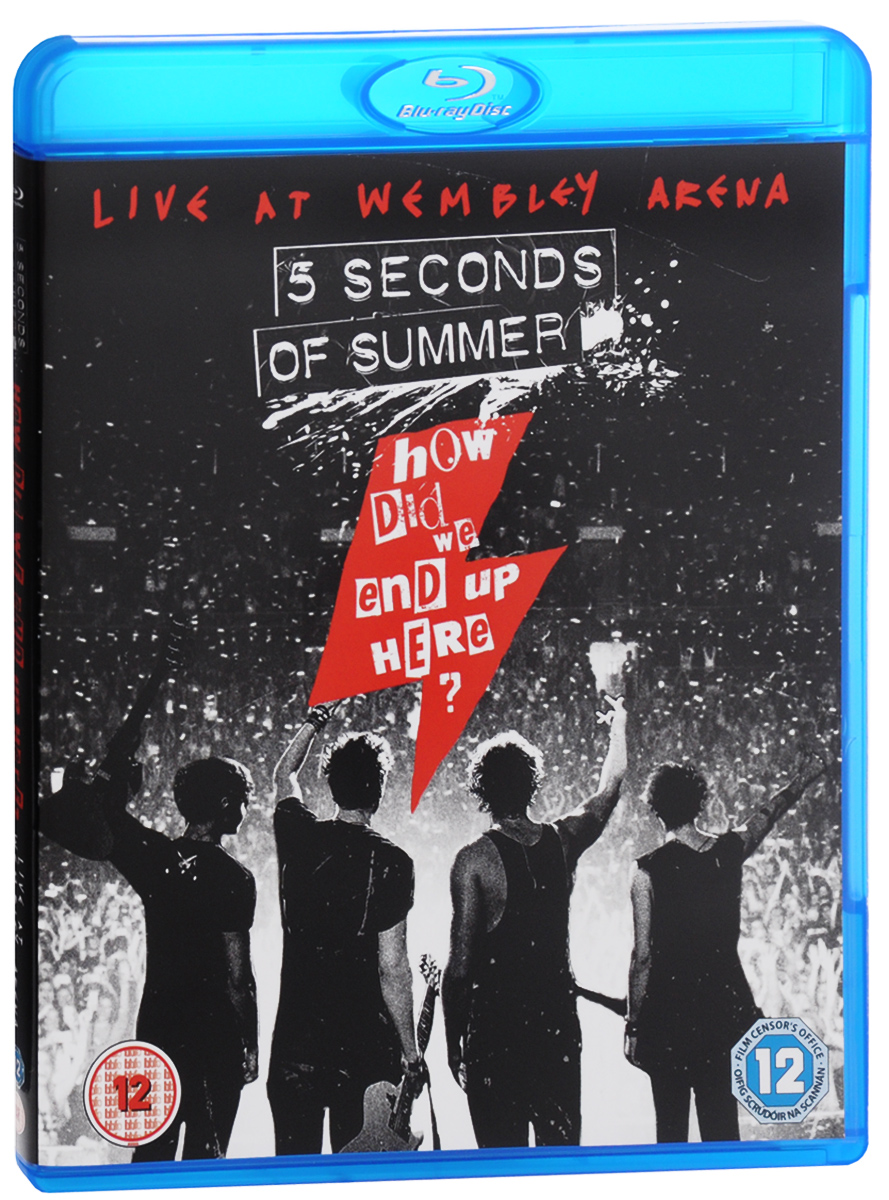 5 Seconds Of Summer: How Did We End Up Here? Live At Wembley Arena (Blu-ray) 5 Seconds Of Summer: How Did We End Up Here? Live At Wembley Arena (Blu-ray)On December 3rd 2011 5 Seconds of Summer playing their first gig at the Annandale Hotel in their Native Sydney, Australia. It was their first time together playing as a four piece. The rest, as they say, is history. This film Is the story of four young friends (Calum, Ashton, Luke & Michael) from the western suburbs of Sydney who formed a bind and got to travel to the other side of the globe sharing their music, winning awards, selling millions of records md generally conquering the world. The film includes all-access documentary footage with the band as they travel from continent to continent, telling the story of their incredible journey from that first did in Sydney to selling out three consecutive nights at Wembley Arena. We also hear from some of the bands inspirations, the musicians who gave them their musical education , including Chad Smith from the Red Hot Chili Peppers, Alex Gaskarth from All Time Low, Good Charlottes Madden Brothers and John Feldmann. ...