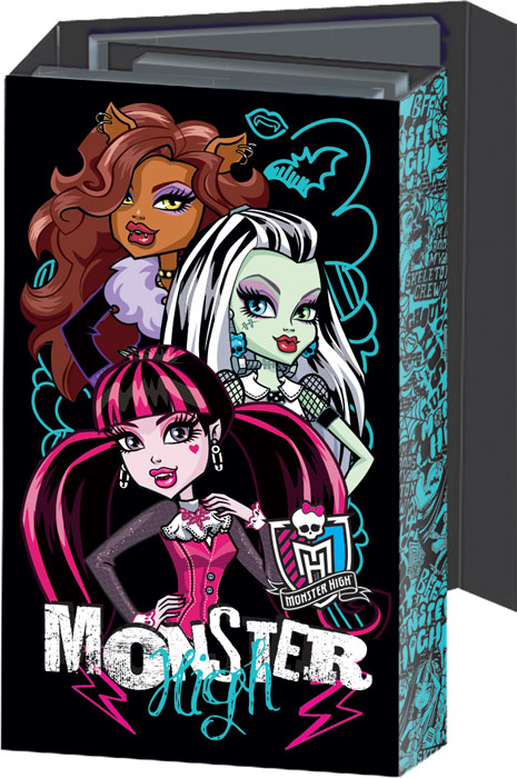Блокнот Monster High, с раскладывающейся обложкой. MHBA-US1-OGB72523WD Блокнот Monster High, с раскладывающейся обложкой. MHBA-US1-OGB72523WDОригинальный блокнот Monster High в твердой обложке с магнитным клапаном прекрасное место для памятных записей, любимых стихов и многого другого. Внутри - три разных блокнота: записная книга, телефонно-адресная книга, ежедневник, два из которых на пружине. Каждый блокнот содержит по 36 листов. Такой блокнот вызовет улыбку у каждого, кто его увидит, а также послужит оригинальным и практичным подарком.