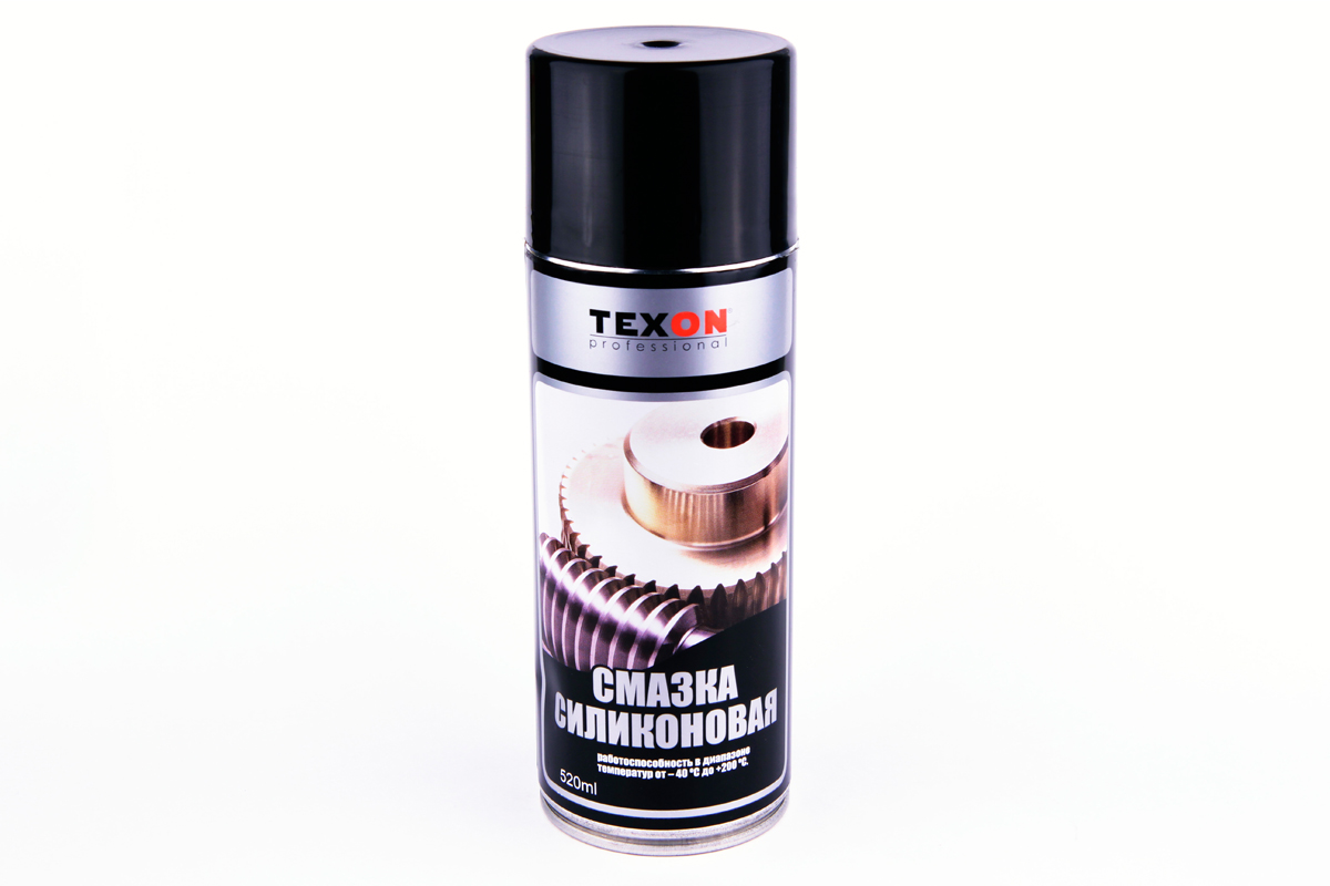 Силиконовая смазка TEXON 520 млALLDRIVE 501 Силиконовая смазка TEXON 520 млALLDRIVE 501Средство для ухода за автомобилем, разнообразного бытового и промышленного применения. Образует на обрабатывающей поверхности полимерный слой, обладающий химической инертностью. Влаговытесняющие свойства, высокая текучесть силикона и способность образовывать стойкие пленки делают смазку незаменимым средством для обработки различных деталей и механизмов. Устраняет неприятный скрип дверных петель, снижает вероятность заклинивания тросов, приводов, замков. При отрицательных температурах исключает примерзание и деформацию резиновых уплотнителей дверей, капота, и багажника. В промышленности применяется для смазывания пресс-форм, фильер в производстве химических волокон.