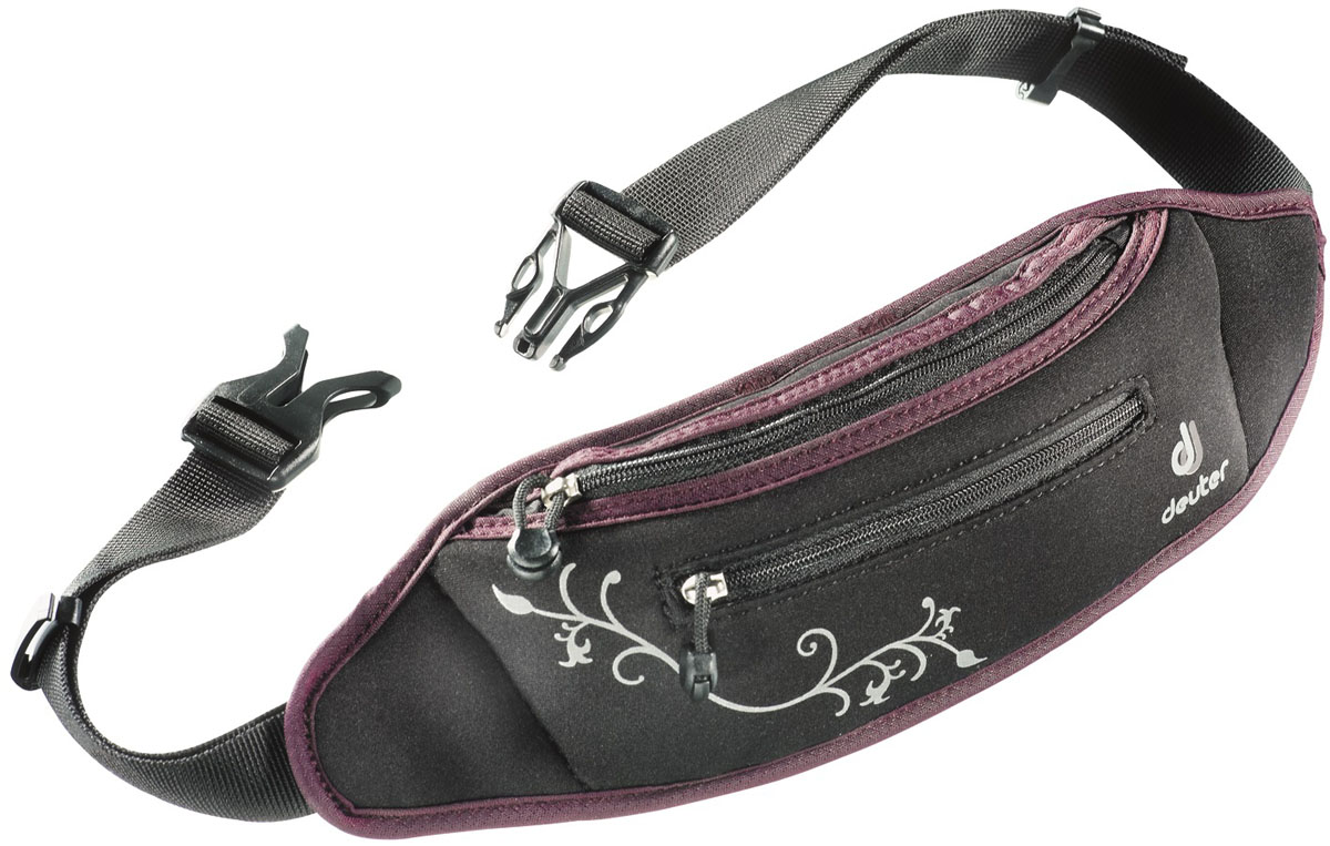 Сумка поясная Deuter Neo Belt I, цвет: черный, бордовый2093coral Сумка поясная Deuter Neo Belt I, цвет: черный, бордовый2093coralСтильная поясная сумка Deuter Neo Belt I из неопрена подойдет и для пляжа, и для города, и для загородной пробежки. Сумка хорошо прилегают к телу и практически невесома.Центральное отделение на молнии, имеется канал для провода от наушников. Внутри два кармана на молниях и карабин для ключей. Снаружи расположен дополнительный карман на молнии.Вес 80 г.Размеры 30х10,5х2,5 см.
