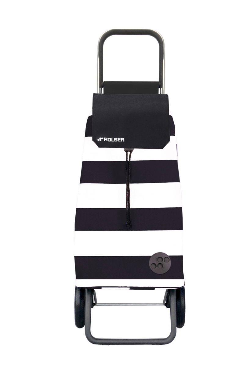 Сумка хозяйственная Rolser, на колесиках, цвет: blanco, negro, 51 л. MOU053UP210DF Сумка хозяйственная Rolser, на колесиках, цвет: blanco, negro, 51 л. MOU053UP210DFАлюминиевая тележка для покупок с 2 колесами, диаметр колес 16,5 см. Складываемая передняя подставка, занимает минимальное место в сложенном виде при хранении, Сумка большого объема 51 л. Рекомендованная нагрузка 25 кг, каркас алюминий, колеса резина EVA, ткань полиэстер, влагоустойчивая. Тележка не складывается. Рекомендованная нагрузка 25 кг, чистка ручная или химчистка.