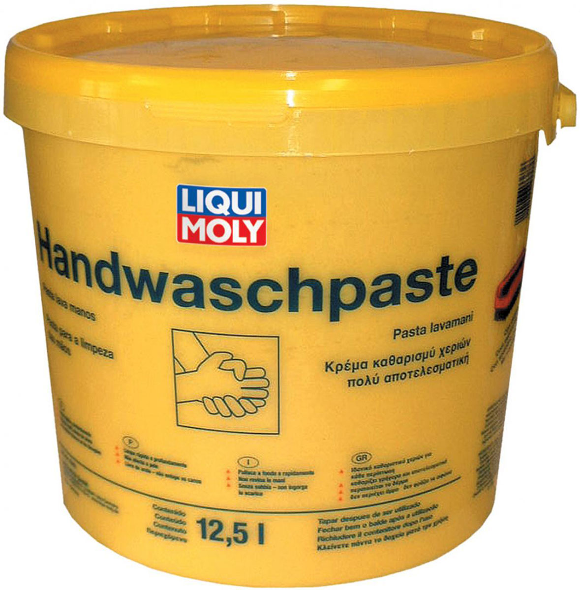 Паста для мытья рук Liqui Moly Handwasch-Paste, 12,5 лRC-100BWC Паста для мытья рук Liqui Moly Handwasch-Paste, 12,5 лRC-100BWCПаста для мытья рук Liqui Moly Handwasch-Paste - это мягкое и нейтральное чистящее средство для кожи на основе древесной муки с веществами, защищающими кожу. Не содержит растворителей и имеет значение pH легкой кислой реакции. Однако продукт нейтрален для кожи, что было доказано многочисленными дерматологическими испытаниями. Паста создана преимущественно на основе веществ растительного происхождения. Особенности: Значение рН нейтральной реакции на кожу. Прошла дерматологическое испытание. Защищает и ухаживает за кожей. Экономичный расход. Отличный чистящий эффект. Приятное чувство на коже после чистки. Основа: древесная мука. Товар сертифицирован.