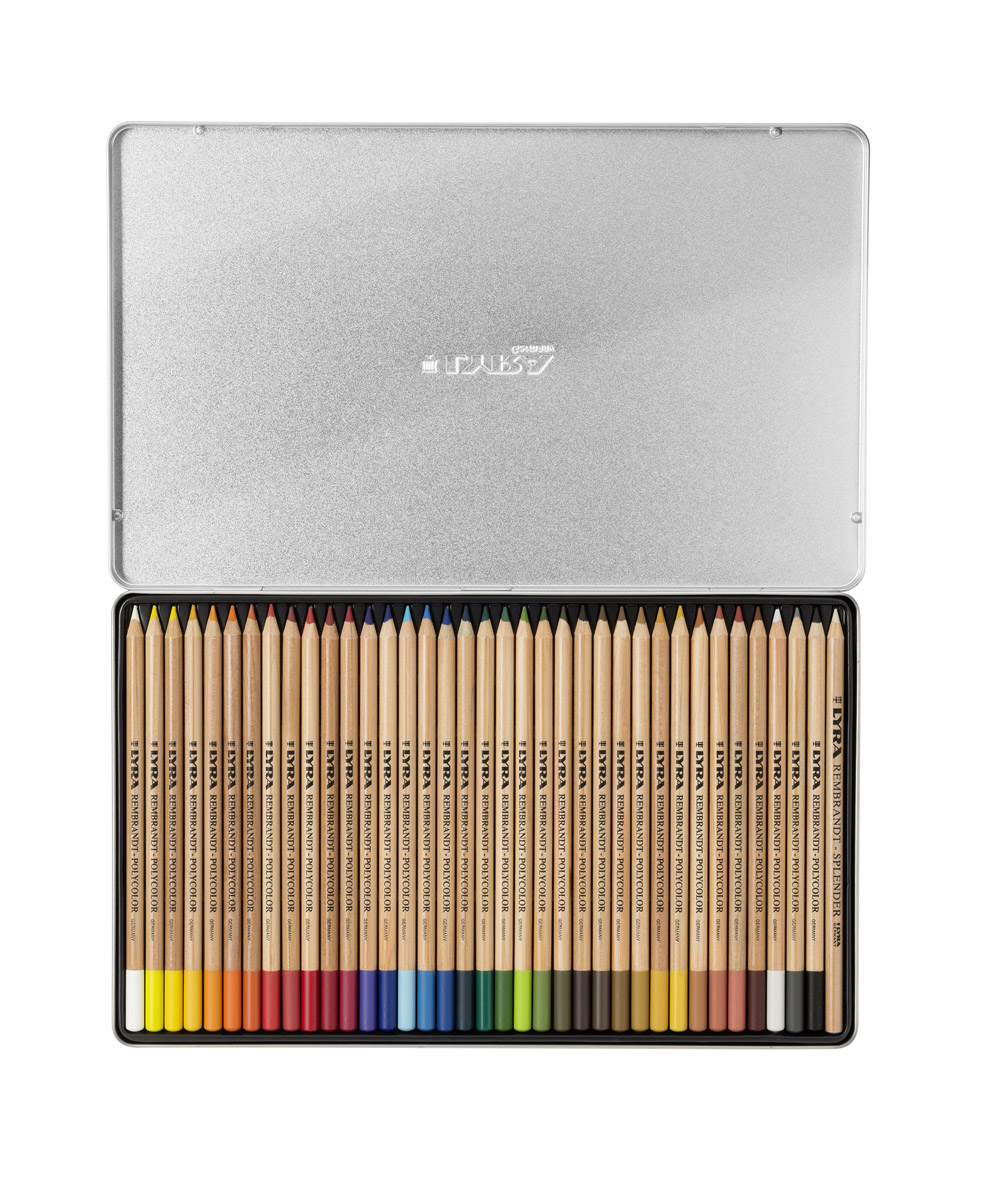 Lyra Художественные цветные карандаши Rembrandt Polycolor 36 цветов72523WD Lyra Художественные цветные карандаши Rembrandt Polycolor 36 цветов72523WDНабор цветных художественных карандашей Lyra REMBRANDT POLYCOLOR 36 цветов, в металлической коробке