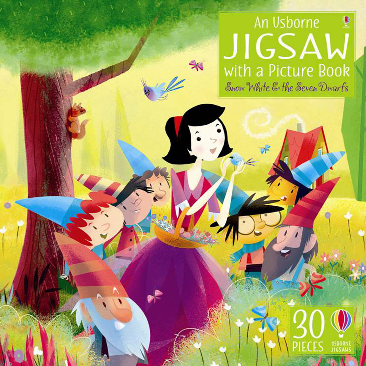 An Usborne Jigsaw with a picture book Snow White and the Seven Dwarfs