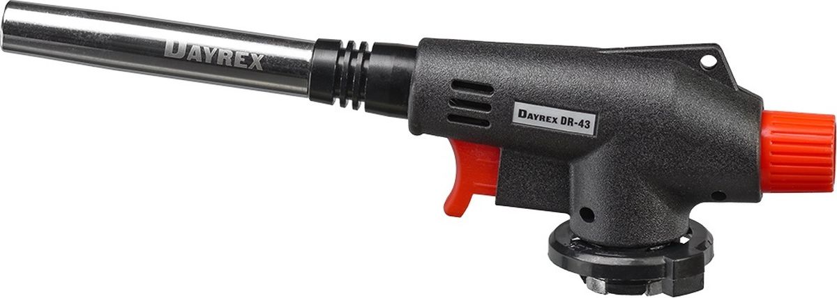 Горелка газовая FOCUSray Dayrex-43 1/10/50SPIRIT ED 1050 Горелка газовая FOCUSray Dayrex-43 1/10/50SPIRIT ED 1050Универсальная газовая горелка. Электронное воспламенение.Температура открытого пламени — 1300°С. Длина открытого пламени — 198 мм. Расход газа - 1,72 г./мин.