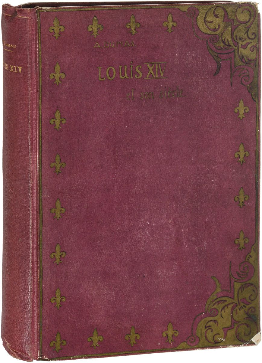 Louis XIV et son siecle00792 Louis XIV et son siecle00792Прижизненное издание. Париж, 1851 год. Издание Marescq et C-ie, Libraires. Иллюстрированное издание. Типографский переплет. Сохранность хорошая. В уникальном для своего творчества романе-хронике знаменитый романист Александр Дюма воссоздает целую эпоху в жизни французского общества XVII века и рисует портрет короля Людовика XIV с его величием и слабостями без незаслуженных похвал и несправедливых обвинений. Избранный автором жанр и использование исторических документов, мемуаров частных лиц и анекдотов позволили ему создать увлекательный калейдоскоп известных деятелей и событий этой эпохи как знакомых читателю по другим романам Дюма, так и неизвестных широкой публике. Не подлежит вывозу за пределы Российской Федерации.
