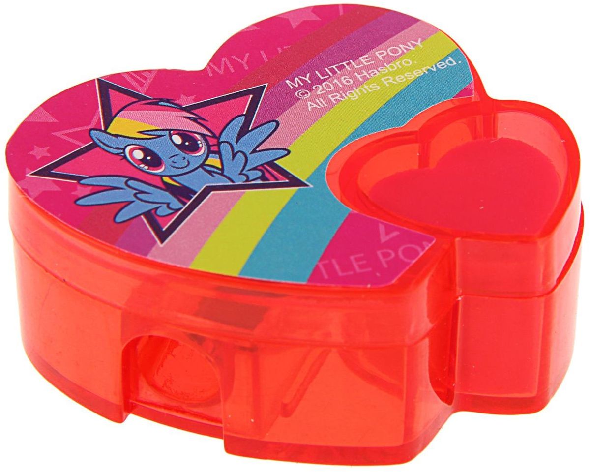 My Little Pony Точилка с контейнером34650_желтый, зеленый My Little Pony Точилка с контейнером34650_желтый, зеленыйТочилка — это приспособление, облегчающее затачивание карандашей. В зависимости от особенностей конструкции, она может быть ручной (небольшой размер, помещается в кармане) или настольной (более крупный размер) и подходить для обычных или толстых карандашей. Точилка — необходимый инструмент на любом школьном или офисном столе. Это канцелярское изделие придет на помощь как взрослому, так и ребенку в самый нужный момент. Заострить карандаш, выровнять или восстановить сломавшийся грифель — вот главные функции, с которыми справится .