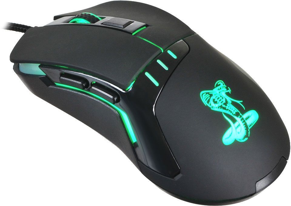 Oklick 865G Snake, Black игровая мышьRZ01-00840100-R3G1 Oklick 865G Snake, Black игровая мышьRZ01-00840100-R3G1Оптическая (2400 dpi), USB, игровая 5but