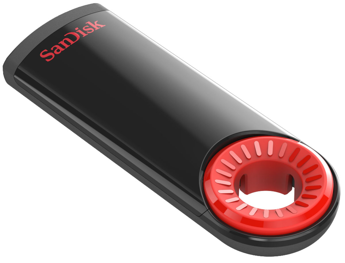 SanDisk Cruzer Dial 32GB, Black Red USB-накопительFUS30H016RS SanDisk Cruzer Dial 32GB, Black Red USB-накопительFUS30H016RSUSB-флеш-накопитель SanDisk Cruzer Dial дает вам возможность брать с собой фотографии, файлы и музыку, куда бы вы ни направлялись – на работу, в школу или в отпуск. Поверните колесико на флеш-накопителе, чтобы открыть или закрыть защищенный разъем.Программа SanDisk SecureAccess, поставляющаяся вместе с накопителем, предназначена для шифрования и защиты паролем, поэтому вы можете защитить важные и конфиденциальные файлы, оставив остальную часть накопителя открытой для общего доступа.Благодаря уникальному механизму выдвижения разъема с помощью поворотного колесика USB-флеш-накопитель Cruzer Dial отличается надежностью, удобством и привлекательным дизайном.