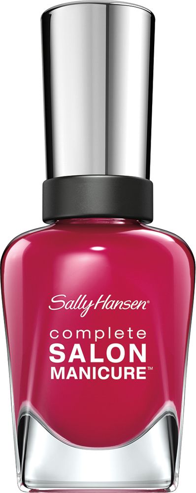 Sally Hansen Salon Manicure Keratin Лак для ногтей тон berry important #543 14,7 мл002722 Sally Hansen Salon Manicure Keratin Лак для ногтей тон berry important #543 14,7 мл002722Комплекс Complete Salon Manicure сочетает семь эффектов в одном флаконе, плюс кисточку для безукоризненного покрытия, легкого нанесения и салонных результатов. Эта формула всё-в-одном обеспечивает до 10 дней устойчивого к сколам покрытия и включает основу, средство для роста, вдохновленный подиумом цвет, топ, финишное покрытие с гелевым сиянием, устойчивость к сколам и укрепляющее средство с кератиновым комплексом, делающим ногти до 64% сильнее. Это всё, что вам нужно, чтобы достичь профессиональных результатов при окрашивании ногтей на дому!