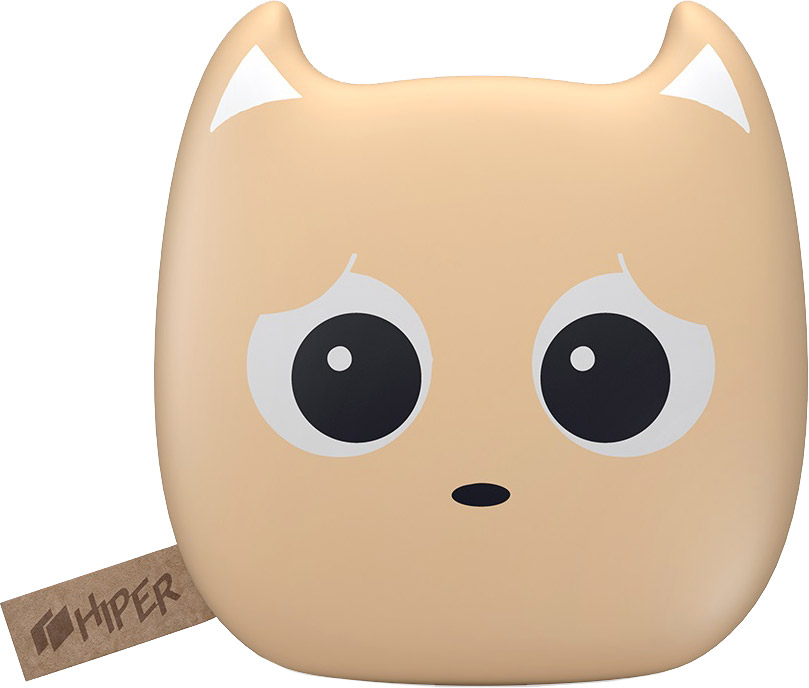 Hiper Zoo, Caramel внешний аккумулятор (7500 мАч)4627102590831 Hiper Zoo, Caramel внешний аккумулятор (7500 мАч)4627102590831Внешний аккумулятор Hiper Zoo будет отличным приобретением как для взрослого, так и для ребенка. Он стилизован под забавную зверушку, но при этом сохраняет вполне серьезную функциональность – ёмкости батареи в 7500 мАч достаточно для трехкратной перезарядки современного смартфона. Универсальное применение. Аккумулятор может работать с телефонами, навигаторами, плеерами и высокопроизводительными планшетами – сила тока на контактах портов USB достигает 1 и 2,1 А. Удобство использования. Компактное зарядное устройство легко помещается в карман, небольшую сумочку или чехол для ноутбука. Прорезиненный корпус с эффектом софт-тач делает его приятным на ощупь и помогает надежно удерживать гаджет в руках даже при активном движении. Встроенный индикатор. Четыре светодиода отображают уровень остаточного заряда батареи, помогая не остаться без резервного источника питания в самый неподходящий момент.