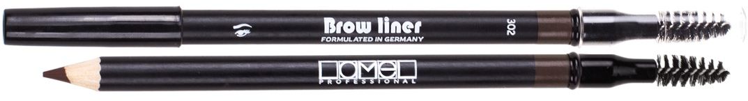 Lamel Professional Карандаш для бровей со щеточкой 302, 1,7 г1301207 Lamel Professional Карандаш для бровей со щеточкой 302, 1,7 г1301207Карандаш для бровей Lamel – невероятно мягкий карандаш, который не царапает кожу. Бархатная нежная текстура ровно ложится, легко растушевывается, обладает стойкостью и дарит бровям глубокий естественный цвет и выразительность. Интенсивность оттенка зависит от силы нажатия, поэтому карандаш подойдет для создания любого образа. А профессиональная щеточка создает идеальную форму бровей.