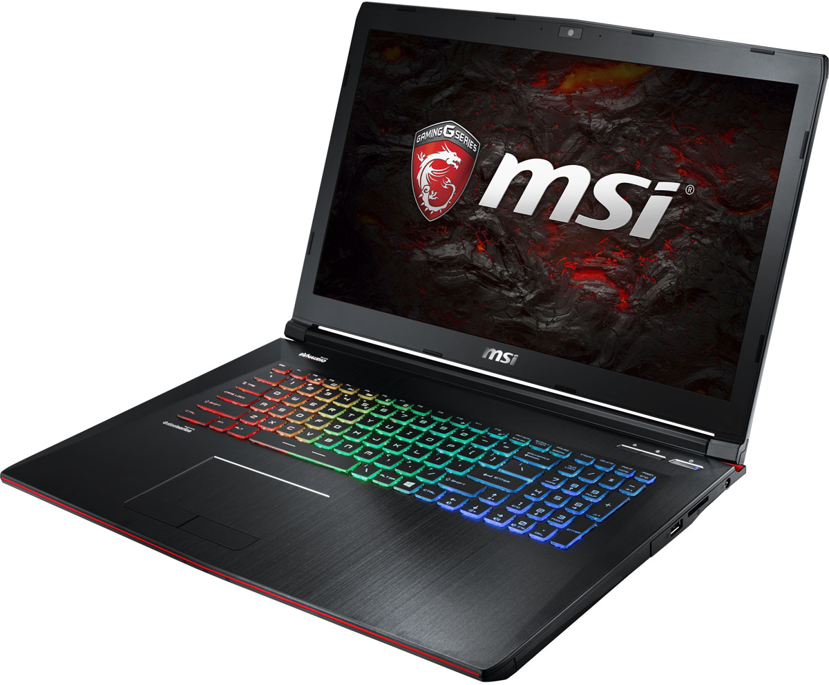 MSI GE72MVR 7RG-056RU Apache Pro, Black5567-7911 MSI GE72MVR 7RG-056RU Apache Pro, Black5567-7911Компания MSI создала игровой ноутбук GE72MVR 7RG Apache Pro с новейшим поколением графических картNVIDIA GeForce GTX 1070. По ожиданиям экспертов производительность GeForce GTX 1070 должна более чем на40% превысить показатели графических карт GeForce GTX 900M Series.Благодаря инновационной системеохлаждения Cooler Boost и специальным геймерским технологиям, применённым в игровом ноутбуке,графическая карта новейшего поколения NVIDIA GeForce GTX 1070 сможет продемонстрировать всю свою мощьбез остатка. Олицетворяя концепцию Один клик до VR и предлагая полное погружение в игровые вселенные сидеально плавным геймплеем, игровые ноутбуки MSI разбивают устоявшиеся стереотипы об исключительнойпроизводительности десктопов. Ноутбуки MSI готовы поразить любого геймера, заставив взглянуть намобильные игровые системы по-новому.Седьмое поколение процессоров Intel Core серии H обрело более энергоэффективную архитектуру,продвинутые технологии обработки данных и оптимизированную схемотехнику. Производительность Core i7- 7700HQ по сравнению с i7-6700HQ выросла в среднем на 8%, мультимедийная производительность - на 10%, аскорость декодирования/кодирования 4K-видео - на 15%. Аппаратное ускорение 10-битных кодеков VP9 и HEVCстало менее энергозатратным, благодаря чему эффективность воспроизведения видео 4K HDR значительновозросла.Запускайте игры быстрее других благодаря потрясающей пропускной способности PCI-E Gen 3.0x4 с поддержкойтехнологии NVMe на одном устройстве M.2 SSD. Используйте потенциал твердотельного диска Gen 3.0 SSD наполную. Благодаря оптимизации аппаратной и программной частей достигаются экстремальный скоростичтения до 2200 МБ/с, что в 5 раз быстрее твердотельных дисков SATA3 SSD.Вы сможете достичь максимально возможной производительности вашего ноутбука благодаря поддержкеоперативной памяти DDR4-2400, отличающейся скоростью чтения более 32 Гбайт/с и скоростью записи 36Гбайт/с. Возросшая на 40% производительность стандарта DDR4-2400 (по сравнению с предыдущим поколением,DDR3-1600) поднимет ваши впечатления от современных и будущих игровых шедевров на совершенно новыйуровень.Эксклюзивная технология MSI SHIFT выводит систему на экстремальные режимы работы, одновременноснижая шум и температуру до минимально возможного уровня. Переключаясь между пятью профилями, высможете достичь экстремальной производительности своей машины или увеличить время её работы отбатарей. Функция легко активируется либо горячими клавишами FN + F7, либо через приложение Dragon GamingCenter.Тепло является одним из самых главных условий существования всего живого на Земле. Физика процессапроста: чем больше энергии затрачено, тем больше выделится тепла. Таким образом, охлаждение мощныхигровых систем становится довольно сложной задачей. Эксклюзивная технология MSI Cooler Boost 4заключается в установке под капот вашего мощного ноутбука двух охлаждающих модулей и их объединения сдвумя отдельными теплоотводами - для GPU и CPU. Одно нажатие кнопки запуска системы охлаждения наполную мощь, и шесть теплопроводных трубок в сочетании с двумя вентиляторами активно выведутгенерируемое системой тепло наружу. Такая архитектура охлаждения является самым эффективным решениемв классе.Новый режим SuperSpeed+ поддерживает скорость передачи данных до 10 Гбит/с, что в 20 раз быстрее USB 2.0.Порт USB Type-C меньше устаревшего Type-A и отличается более удобной реверсивной конструкцией. Крометого, стандарт USB 3.1 обратно совместим с устройствами USB 3.0 и USB 2.0.Наряду с быстрым откликом матрицы - 5 мс, дисплей ноутбука MSI GE72MVR 7RG Apache Pro позволитотображать динамичные сцены с частотой 120 кадров в секунду. Столь высокая скорость прорисовки станетсерьёзным козырем в твоей игре.Представьте, что можете раскинуть декорации своей игры на несколько мониторов и ощутить по-настоящемуглубокое погружение в игровую среду. Инновационная технология MSI Matrix Display поддерживаетодновременное подключение двух внешних дисплеев: одного - к порту HDMI 1.4, другого - к порту MINIDisplayPort 1.2. Подключив ноутбук к UHDTV-телевизору с разрешением 3840х2160 (4K), вы сможете наслаждатьсязахватывающими игровыми сценами и кинофильмами, которые будут выглядеть значительно ярче, динамичнееи натуральнее.MSI объединила усилия с компанией Portrait Displays, Inc. в разработке нового высокоточного стандартаизготовления дисплеев. MSI True Color гарантирует идеальную цветопередачу каждого пикселя на ноутбукахMSI. Заводская калибровка и тестирование панелей подняли точность передачи цветового пространства sRGBпрактически до 100%. MSI добились высочайшей детализации изображения и превосходной цветовой верностидисплеев.Погружайся в виртуальные миры ещё глубже с объёмным звучанием Nahimic VR. Большинство VR-игр будущегобудут поддерживать звук 7.1. Nahimic VR - это первое в мире решение, раскрывающее всю прелесть звука 7.1на стандартных стерео-наушниках. Особые алгоритмы обработки сигнала значительно улучшают 3D- аудиосцену, воспроизводимую через HDMI или USB. Тандем VR-технологий и 3D-звучания гарантирует полноепогружение в захватывающие VR-миры. Просто нажмите кнопку Nahimic VR в приложении Dragon Center, и выбудете потрясены впечатлениями!Стремясь порадовать пользователей качественным звучанием встроенной акустики, MSI объединила усилия сDynaudio, ведущим брендом профессиональных аудиосистем для студий звукозаписи и кинотеатров. Этосотрудничество подарило ноутбукам MSI серии Gaming превосходное качество звука и реалистичноевоспроизведение игровых аудиоэффектов. Новая конструкция динамиков отличается увеличенной на 50%мощностью звучания, по сравнению с предыдущим поколением, что позволило поднять уровень громкости на 10дБ. При использовании качественного аудиоматериала сочетание динамиков Dynaudio и технологии Nahimicпозволяет получить высокореалистичное звучание многоканальной аудиосистемы. Чтобы живой звук затопилвсю комнату, необязательно покупать дополнительные динамики, провода и стойки для аудиосистем.Благодаря использованию нескольких отдельных усилителей, оптимизированных под игровые гарнитуры,электрически изолированной аудиоплате и позолоченным аудиоразъёмам технология Audio Boost 2обеспечивает очень высокое качество звука, с которым не может сравниться ни один другой игровой ноутбук.По сравнению с традиционными мобильными аудиорешениями технология Audio Boost 2 позволила на целых 30%повысить параметры, определяющие качество обработки аудиосигнала.Audio Boost 2 даёт геймерам заметное преимущество на виртуальном поле боя, так как создаёт болеедетализированную звуковую картину игрового пространства. Отличаясь крайне низким уровнемгармонических искажений и мощной схемой усиления аудиосигнала, технология Audio Boost 2 позволит неиспытывать проблем с питанием даже самых требовательных игровых гарнитур. Применение позолоченныхконтактов минимизирует внешние наводки и гарантирует долговечность разъёмов.Самая желанная геймерская клавиатура. Каждый нюанс этой клавиатуры продуман под профессиональногогеймера. Эргономичный дизайн, ход клавиш 1.9 мм, ясный отклик, оптимальная зона WASD, Anti-ghosting для 45клавиш и механическая защита делают клавиатуры ноутбуков MSI Gaming самыми удобными и надёжными виндустрии. Полный контроль над игровыми миссиями - в твоих руках!В ходе тяжёлых виртуальных боёв приложение SteelSeries Engine 3 способно стать вашим самым смертоносныморужием. Здесь вы можете настроить клавиатуру полностью под себя, выбирая цвет подсветки, создаваямакросы и выделяя под каждую игровую задачу отдельную область на клавиатуре. Вы сможететрансформировать клавиатуру в личное высокотехнологичное оружие, а также синхронизировать всеимеющиеся устройства SteelSeries через облако.С подсветкой символов на клавишах ночь тебе больше не помеха. Наслаждайся полноцветной подсветкойклавиатуры SteelSeries и её долговечностью, которая не перестанет радовать тебя даже спустя годы усердногогейминга.Забудь о поражениях из-за лагов с технологией Killer DoubleShot Pro. Защити сетевой трафик от сбоев,предотвращая задержки в передаче данных. Ты сможешь задать наивысший приоритет игровому трафику ипоказать свои навыки в лучшем виде. Управляй сетевой активностью приложений и веб-сайтов в удобном KillerNetworking Manager. Объединив работу контроллера Killer E2500 Gigabit Ethernet и WiFi-модуля Killer Wireless-AC1535, технология Killer DoubleShot Pro снизила задержки по сравнению с традиционными модулями 802.11ac в 3.5раза.Killer Shield сглаживает скорость приёма и передачи данных по сети, делая пинг более предсказуемым ипостоянным. Твой геймплей будет стабилен как никогда.Точные характеристики зависят от модификации.Ноутбук сертифицирован EAC и имеет русифицированную клавиатуру и Руководство пользователя.