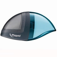 Точилка с ластиком Maped Moondo, цвет: серый, голубой048110 Точилка с ластиком Maped Moondo, цвет: серый, голубой048110Уникальный ластик-точилка Moondo. С одной стороны закрывающаяся точилка с защитной крышкой, с другой - ластик с множеством заостренных граней для точного стирания. Ластик не содержит ПВХ. Характеристики: Размер: 4 см x 7,5 см x 2 см. Материал: пластик, металл. Изготовитель: Китай.