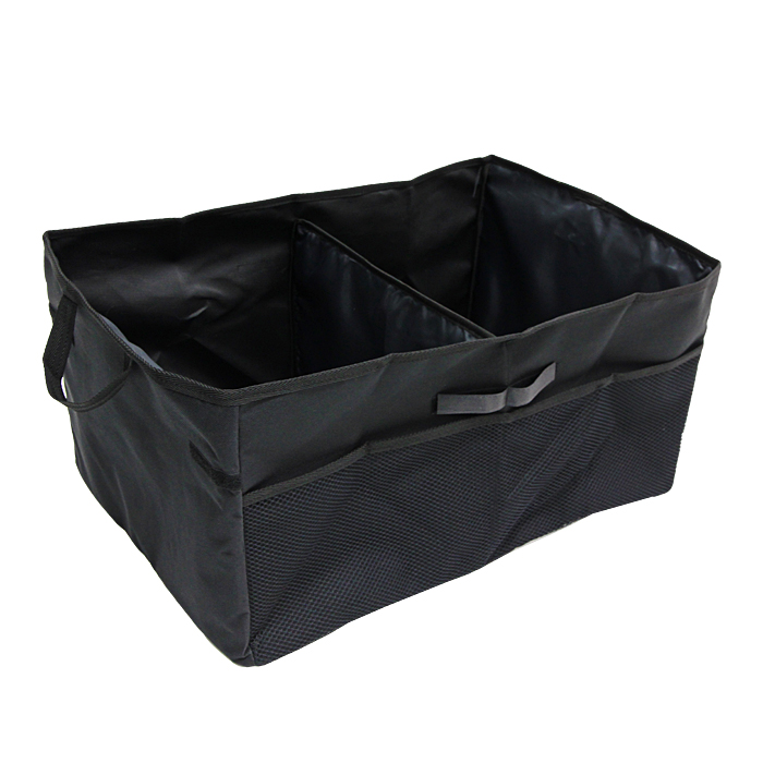 Сумка-органайзер в багажник Comfort Adress, складная, два отделенияbag 027 Сумка-органайзер в багажник Comfort Adress, складная, два отделенияbag 027Удобная сумка-органайзер, выполненная из крепкой ткани, вместит в себя все, что разложено по углам багажника. На дне сумки пришиты липучки, препятствующие передвижение по багажнику. Материал: непромокаемая ткань ПВХ 600D. Размер (Д х Ш х В): 58 х 35 х 28 см.
