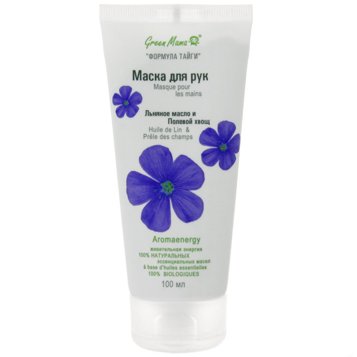 Маска для рук Green Mama Льняное масло и полевой хвощ, 100 мл044110_приведения Маска для рук Green Mama Льняное масло и полевой хвощ, 100 мл044110_приведенияРуки – самая честная часть женщины: они расскажут то, что никогда не выдаст её язык, - шутят французы. Вечные труженицы, наши руки без устали создают и приумножают прекрасное, подчас жертвуя собственной красотой. Маска увлажняет кожу, возвращает эластичность, питает, смягчает. Устраняет эффект наждачной бумаги, укрепляет ногти. Снимает покраснения, раздражения, имеет гидратирующий эффект долгого действия. Можно использовать для особо травмированной кожи. НЕ СОДЕРЖИТ синтетических отдушек. Aromaenergy — содержит 100% натуральные эссенциальные (эфирные) масла. Характеристики:Объем: 100 мл. Производитель: Россия. Франко-российская производственная компания Green Mama была образована в 1996 году и выросла из небольшого семейного бизнеса. В настоящее время Green Mama является одним из признанных мировых специалистов в области разработки и производства натуральных косметических продуктов. Косметические средства Green Mama содержат только натуральные растительные компоненты, без животных жиров. Содержание натуральных компонентов в средствах Green Mama достигает 98%. Чтобы создать такой продукт специалисты компании используют новейшие достижения науки и технологии косметического производства. В компании разработана и принята в производстве концепция Aromaenergy, согласно которой в косметические продукты введены 100% натуральные эфирные масла. Кроме того, Green Mama полностью отказалась от использования синтетических отдушек и красителей, поэтому продукция компании является гипоаллергенной. Товар сертифицирован.