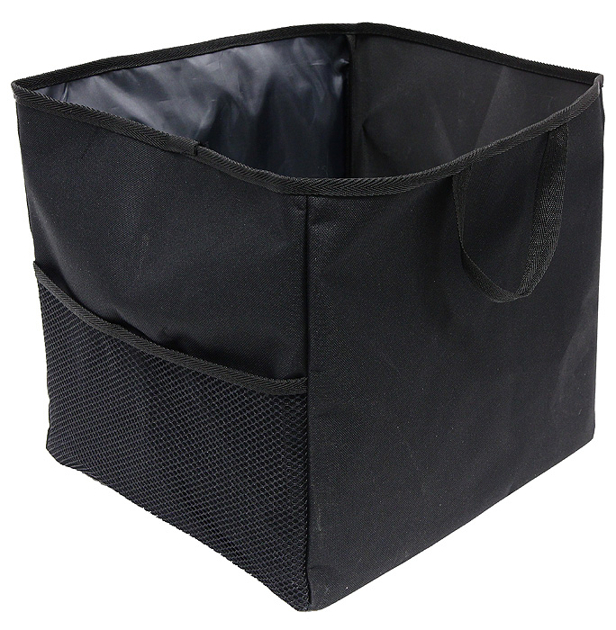 Сумка-органайзер в багажник Comfort Adress, складная, цвет: черныйbag 026 Сумка-органайзер в багажник Comfort Adress, складная, цвет: черныйbag 026Удобная сумка-органайзерComfort Adress, изготовленная из крепкой ткани, вместит в себя все, что разложено по углам багажника. Сумка имеет одно вместительное отделение. На внешней стороне расположен большой сетчатый карман, который отлично подойдет для удобного хранения инструментов. Вставки из плотного материала держат форму сумки-органайзера. На дне сумки пришиты липучки, препятствующие передвижение сумки по багажнику. Для удобной переноски сумки-органайзера имеются две ручки. Характеристики: Материал: непромокаемая ткань ПВХ 600D. Размер: 29 см х 35 см х 32 см. Цвет: черный. Производитель: Россия. Артикул: bag 026.