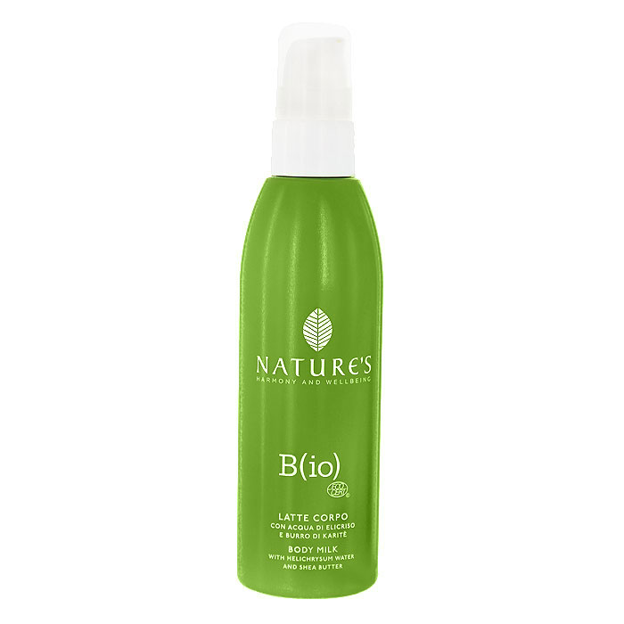Natures Молочко для тела Bio, 200 мл60180601 Natures Молочко для тела Bio, 200 мл60180601Молочко для тела Natures Bio идеально для кожи любого типа даже самой нежной и чувствительной. Профилактика преждевременного старения кожи тела, восстановление естественного уровня увлажнения, потери упругости и эластичности. Легкая шелковистая текстура мгновенно впитывается, оставляя кожу мягкой, гладкой и упругой. Увлажняет и питает. Активный ингредиент для всей линии ухода БИО: Однокомпонентная вода Бессмертника, полученная из золотисто-желтых цветов Бессмертника (Helichrysum), который произрастает в заповедных районах, обладает успокаивающим и защитным свойствами. Используется для предупреждения преждевременного старения кожи и придает ей ощущение обновленности. Специальные активные ингредиенты в продукте: Масло Ши - борьба с обезвоживанием и шелушением кожи благодаря высокому содержанию мононенасыщенных жирных кислот и витаминов. Смягчает и питает, является профилактикой старения кожи; Растительный глицерин - удерживает воду, увлажняет; Природные...