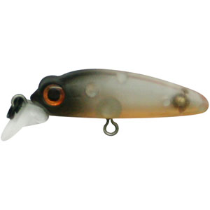 Воблер Baby Minnow 30F, длина 3 см, вес 1,1 г. 518518 Воблер Baby Minnow 30F, длина 3 см, вес 1,1 г. 518518Baby Minnow 30F прекрасный воблер класса ультра лайт, который, благодаря своему небольшому размеру и очень реалистичной игре, привлекает самую разнообразную рыбу. Помимо традиционных хищников, данная приманка не оставляет равнодушной даже плотву, что делает ловлю более интересной и непредсказуемой. Характеристики: Материал: металл, пластик. Длина: 3 см. Вес: 1,1 г. Цвет тела: 518. Рабочая глубина: 0,3 м. Плавучесть - плавающий. Артикул: 518.