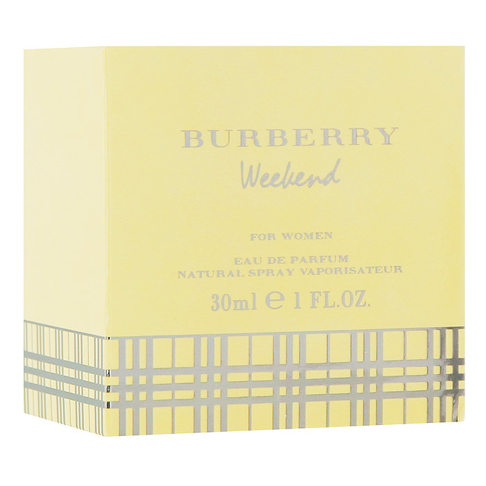 Burberry Weekend Women Парфюмерная вода, 30 млKF1118 Burberry Weekend Women Парфюмерная вода, 30 млKF1118Аромат Burberry Weekend For Women - это призыв к отдыху, приглашение расслабиться и насладиться жизнью. Этот аромат полностью оправдывает свое название, принося вместе с собой ощущение легкости, непринужденности и радости. Бодрящий, свежий женский аромат с восхитительным набором ярких оттенков и мягких ноток, приносящих уверенность в себе и радость жизни.Классификация аромата: цитрусовые, древесные, мускусные, свежие. Сандал, мускус, мандарин, бергамот, древесина, лимон, грейпфрут, дубовый мох, амбра, ананас, арбуз, мед, цитрусовые, плющ, дыня. Товар сертифицирован.