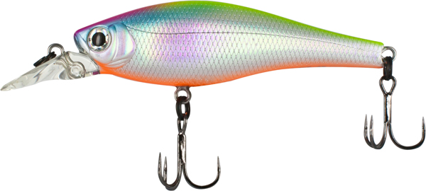 Воблер Tsuribito Super Shad, длина 7,5 см, вес 9,9 г. 75F-SR/05703/1/12 Воблер Tsuribito Super Shad, длина 7,5 см, вес 9,9 г. 75F-SR/05703/1/12Воблер Tsuribito Super Shad универсальная приманка для ловли на малых глубинах. Обладает яркой и устойчивой игрой, позволяющей меняя скорость проводки, облавливать разные слои воды. Благодаря минимальному заглублению и плавучестью, воблер можно сплавлять по течению и облавливать труднодоступные для заброса участки реки. Небольшой размер и правдоподобная игра делают этот воблер очень уловистым. Характеристики:Материал: металл, пластик. Длина: 7,5 см. Вес: 9,9 г. Цвет тела: 057. Рабочая глубина: 1,5-2 м. Плавучесть - плавающий. Артикул:75F-SR/057.