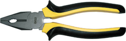 Пассатижи FIT, 160 мм50626 Пассатижи FIT, 160 мм50626Пассатижи Fit обладают прочной стальной конструкцией. Губки инструмента обладают антикоррозийным покрытием, что обеспечивает долгий срок службы. Пассатижи имеют широкий спектр применения. Для удобной работы, рукоятки оснащены резиновыми вставками, которые исключают скольжение инструмента в руках пользователя.