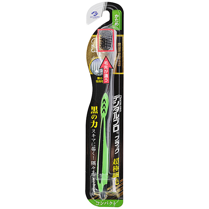 Dentalpro Зубная щетка Black, ультратонкая, жесткая121128 Dentalpro Зубная щетка Black, ультратонкая, жесткая121128Зубная щетка Dentalpro Black эффективно удаляет загрязнение в пародонтальном кармане. Удаление налета даже без зубной пасты. Благодаря платиновому покрытию Platinum Colloid Ceramics (PCC) позволяет удалять налет даже без зубной пасты. Компактная головка прочищает узкие щели и трещинки, не доступные обычным щеткам. Удобная форма ручки и резиновая накладка на ней обеспечивают контроль за движением щетки, маневренность и комфорт в использовании. Характеристики: Материал: пластик, щетина. Длина щетки: 18,5 см. Артикул: 122128. Производитель: Япония. Товар сертифицирован.