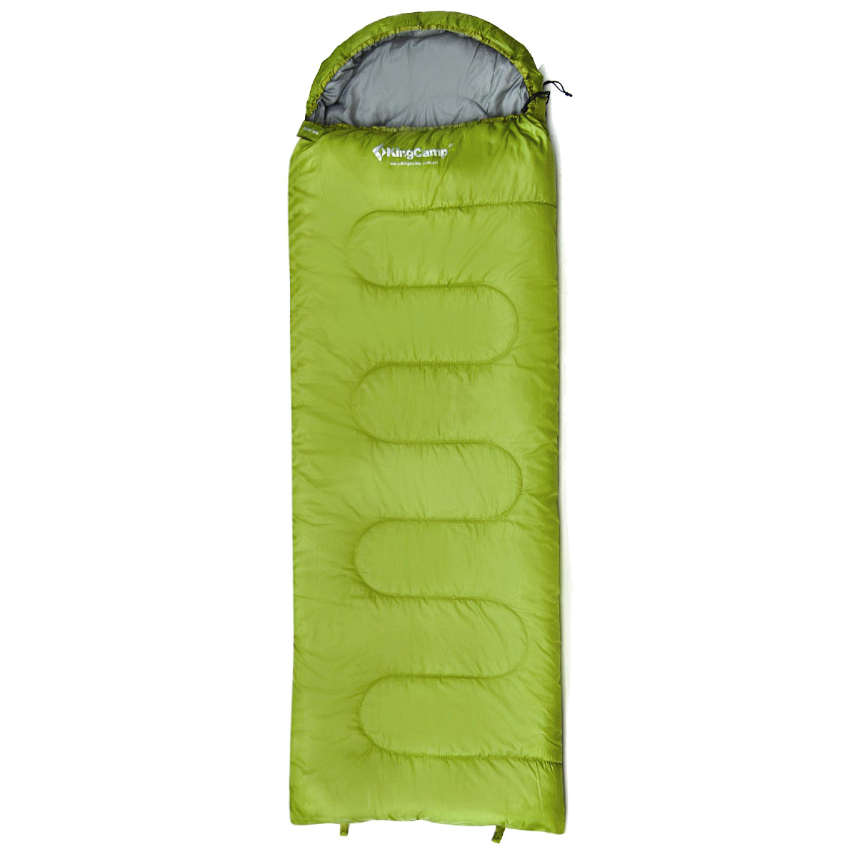 Спальный мешок-одеяло KingCamp Oasis 300 KS3151, левосторонняя молния, цвет: зеленыйУТ-000050572 Спальный мешок-одеяло KingCamp Oasis 300 KS3151, левосторонняя молния, цвет: зеленыйУТ-000050572Комфортный спальник-одеяло имеет прямоугольную форму и одинаковую ширину как вверху, так и внизу, благодаря чему ноги чувствуют себя более свободно. Молния располагается на боковой стороне, благодаря чему при её расстёгивании спальник превращается в довольно большое одеяло.