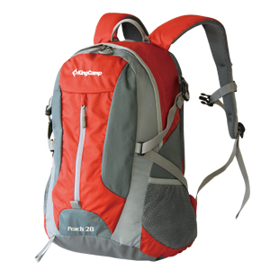 Рюкзак городской KingCamp Peach 28L, цвет: красный, серыйУТ-000055711 Рюкзак городской KingCamp Peach 28L, цвет: красный, серыйУТ-000055711Рюкзак городской KingCamp Peach 28L с системой вентиляции спины выполнен из водонепроницаемого материала. Состоит рюкзак из большого отделения с карманом для ноутбука и боковыми карманами. Отделение закрывается на застежки-молнии. Также рюкзак имеет крепеж для инструмента, накидку от дождя, выход для наушников. Характеристики: Размер рюкзака: 44 см х 31 см х 18 см. Объем рюкзака: 28 л. Материал: нейлон 210D RipStop с PU покрытием, полиэстер. Вес: 650 г. Цвет: красный, серый. Артикул: УТ-000055711.
