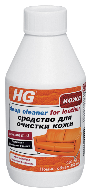 Средство HG для очистки кожи, 250 мл173030161 Средство HG для очистки кожи, 250 мл173030161Чистящее средство на водной основе мягко и глубоко проникает в поры натуральной кожи и удаляет загрязнения, свежие следы от фломастера, шариковой ручки, лака для ногтей и т.д. Предназначено для предварительной очистки кожи перед применением Средства для кожи 4 в 1. Характеристики: Объем: 250 мл. Размер упаковки: 15 см х 8 см х 7 см.