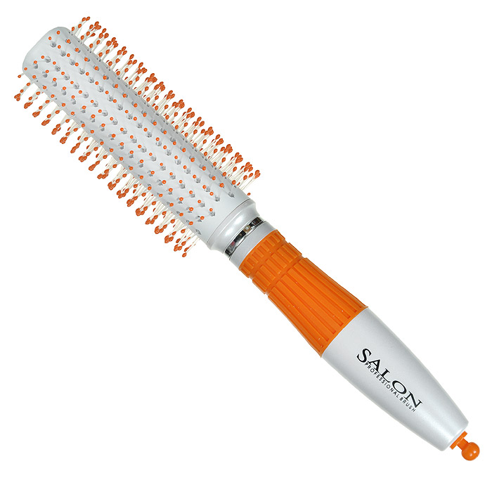 Salon Professional Брашинг, с вставкой для отделения прядей.340-98000TERC, цвет: оранжевый340-98000TERC Salon Professional Брашинг, с вставкой для отделения прядей.340-98000TERC, цвет: оранжевый340-98000TERCБрашинг Salon Professional для укладки волос изготовлен из термостойкого пластика с антистатическими зубцами. Благодаря продуманному дизайну расческа очень удобна в использовании. Окончания зубцов имеют шарообразную форму, что позволяет производить легкий массаж головы, снимая напряжение и не раздражая кожу головы. К брашингу прилагается вставка для отделения прядей. Характеристики: Материал: пластмасса. Длина расчески: 24 см. Длина зубцов: 1 см. Общий диаметр расчески: 4,5 см. Производитель: Германия. Артикул: 340-98000TERC. Товар сертифицирован.
