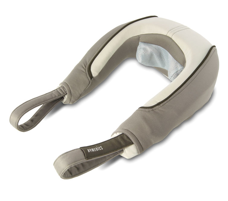 Массажер для шеи HoMedics NMS-250-EUNMS-250-EU Массажер для шеи HoMedics NMS-250-EUNMS-250-EUШиацу массажер для шеи: 2 массажных ролика, 2 программы: с режимом подогрева и без. Мягко, но эффективно расслабляет мышцы шеи. Удобные ручки позволяют использовать массажер для любого типа шеи. Характеристики: Материал: пластик, нейлон. Размер массажера: 30 см х 27 см х 17 см. Размер упаковки: 24 см x 27 см x 33 см. Питание: 220 В. Гарантия: 1 год.