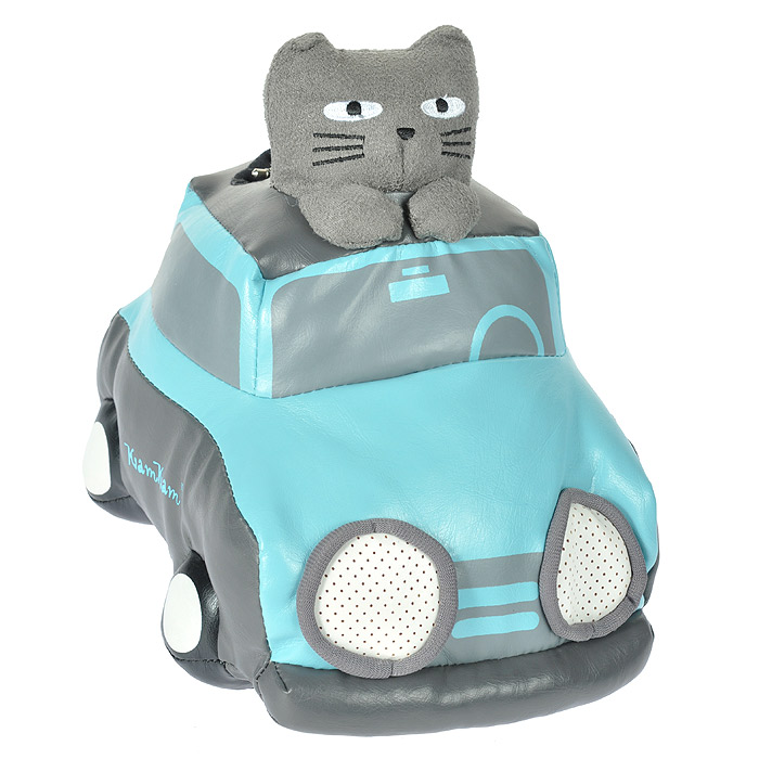 USB-колонка Kiam Kiam, цвет: голубой, серый13217 USB-колонка Kiam Kiam, цвет: голубой, серый13217USB-колонка Kiam Kiam - это портативный динамик, выполненный из полиуретана и полиэстера в виде забавного серого котика на машине. Устройство воспроизводит музыкальные файлы типа MP3 и WMA с любого носителя. С помощью кабеля со стандартным разъемом 3,5 мм и USB-кабеля устройство можно подключить к MP3/MP4 плееру, смартфону, игровой приставке, ноутбуку и т.д. Подходит для работы с iPhone, iPod, iPad. Кабели убираются внутрь динамика и закрываются на липучки. Работает от 3 батареек типа АА (входят в комплект) или от USB-кабеля. Стильный дизайн привлекает внимание, а функциональность радует слух и поднимает настроение! Забавная, оригинальная колонка, без сомнения, понравятся вашим друзьям и коллегам. Характеристики: Материал: пластик, полиэстер, полиуретан, хлопок. Цвет: серый, голубой. Размер колонки: 15 см х 19 см х 18 см. Размер упаковки: 15,5 см х 19 см х 19 см. Артикул: 13217.