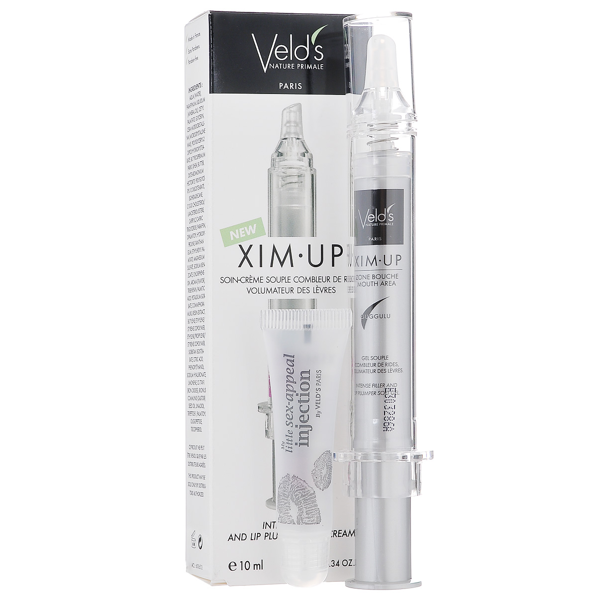 Velds Гель для губ Xim Up, разглаживающий, увлажняющий, 10 млFS-00897 Velds Гель для губ Xim Up, разглаживающий, увлажняющий, 10 млFS-00897Гель для губ Velds Xim Up предназначен для кожи, которая склонна к образованию морщинок и сухости, зрелая кожа 35+.Плюсы данного средства: Мгновенно придает коже эластичность; Борется с потерей плотности кожи; Тонкие черты контура кожи мгновенно смягчаются; Через 10 дней применения глубокие морщин уменьшаются; Не содержит парабенов, отдушек, красителей. Применение:один раз в день утром или вечером после очищения кожи. Характеристики:Объем: 10 мл. Артикул: 760108931510. Производитель: Франция. Товар сертифицирован.