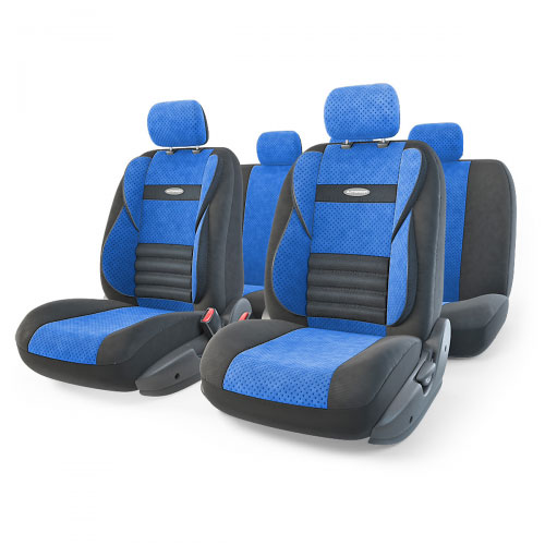 Набор ортопедических авточехлов Autoprofi Comfort Combo, велюр, цвет: черный, синий, 11 предметов. Размер M. CMB-1105 BK/BL (M)CMB-1105 BK/BL (M) Набор ортопедических авточехлов Autoprofi Comfort Combo, велюр, цвет: черный, синий, 11 предметов. Размер M. CMB-1105 BK/BL (M)CMB-1105 BK/BL (M)Ортопедические авточехлы Comfort Combo оснащены усиленной поддержкой плечевого пояса, которая способствует естественному положению спины при вождении. Объемные боковые вставки чехлов на уровне поясницы поддерживают туловище в поворотах, а рифленый поясничный профиль обеспечивает естественную осанку и снижает нагрузку с межпозвоночных дисков. Чехлы Comfort Combo выполнены из формованного велюра, который сочетает привлекательный внешний вид и хорошие дышащие свойства, позволяющие водителю и пассажирам чувствовать себя комфортно во время движения. Основные особенности авточехлов Comfort Combo: - боковая поддержка спины; - 3 молнии в спинке заднего ряда; - 3 молнии в сиденье заднего ряда; - карманы в спинках передних сидений; - крепление передних спинок липучками; - ортопедический поясничный упор; - поддержка плечевого пояса; - предустановленные крючки на широких резинках; - использование с боковыми airbag; ...