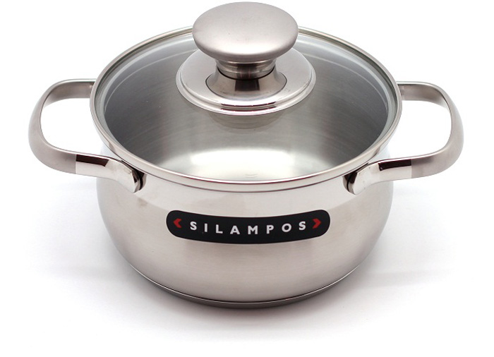 Кастрюля Silampos Роял Сатин с крышкой, 1,1 л633123V61014 Кастрюля Silampos Роял Сатин с крышкой, 1,1 л633123V61014633123V61014 Кастрюля 1,1 л (14см) РОЯЛ САТИН Характеристики: Материал: сталь. Размер: 220*170*110мм. Артикул: 633123V61014.