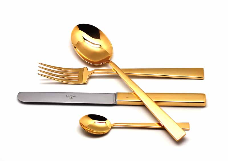 Набор столовых приборов Cutipol Bauhaus Gold, 24 предмета. 9321115510 Набор столовых приборов Cutipol Bauhaus Gold, 24 предмета. 93211155109321 BAUHAUS GOLD Набор 24 пр. Характеристики: Материал: сталь.Размер: 405*295*65мм.Артикул: 9321.