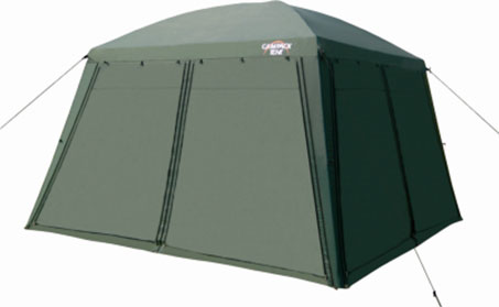 Тент Campack Tent G-3001W с ветро-влагозащитными полотнами38411 Тент Campack Tent G-3001W с ветро-влагозащитными полотнами38411Стандартная модель с комбинированным каркасом - фибергласс + сталь (фиберглассовый каркас, диаметр 11 мм; металлические стойки, диаметр 19 мм; пластиковые крестовины 4 шт.). Материал P.Taffeta 190T PU. Ткань изготовлена из полиэфирных волокон с полиуретановым покрытием. Два входа обеспечивают комфортное использование, москитная сетка защищает от надоедливых насекомых. Модификация с индексом W снабжена дополнительными внешними ветро-влагозащитными полотнами на застежке молния и имеет проклеенные швы для защиты от неблагоприятных погодных условий. Тент упакован в сумку-чехол с ручками. Характеристики: Размер тента (ДхШхВ): 365 см х 365 см х 249 см. Ткань тента: 190T Taffeta. Сетка: No-See-Um Mesh. Каркас: фибергласс 11 мм, сталь 19 мм.