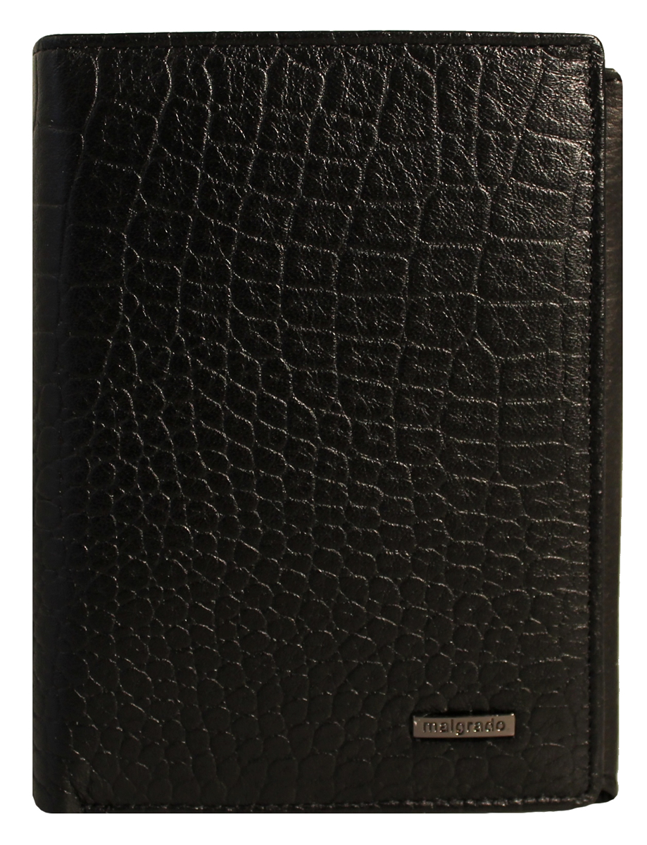 Портмоне Malgrado, цвет: черный. 50005-3-2901D Black50005-3-2901D Black Портмоне Malgrado, цвет: черный. 50005-3-2901D Black50005-3-2901D BlackПортмоне Malgrado выполнено из высококачественной натуральной кожи черного цвета с тиснением и логотипом фирмы. Портмоне имеет два кармана для купюр, один из которых на молнии, двенадцать отделений для визиток, один скрытый кармашек, два прозрачных и кармашек для мелочи на кнопке. Это элегантное портмоне непременно подойдет к вашему образу и порадует простотой, стилем и функциональностью. Портмоне упаковано в коробку из плотного картона с логотипом фирмы. Характеристики: Материал: натуральная кожа, текстиль, металл. Размер портмоне в сложенном виде: 13 см х 9,5 см х 2 см.