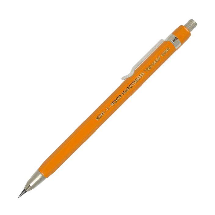 Карандаш цанговый Koh-i-Noor, цвет: желтый72523WD Карандаш цанговый Koh-i-Noor, цвет: желтый72523WDЦанговый (механический) карандаш Koh-i-Noor - незаменимый атрибут современного делового человека дома и в офисе. Корпус карандаша стильной шестигранной формы с металлическим клипом и наконечником выполнен из высококачественного пластика с металлизированным покрытием. Карандаш заправлен грифелем, который подается автоматически при нажатии на кнопку.