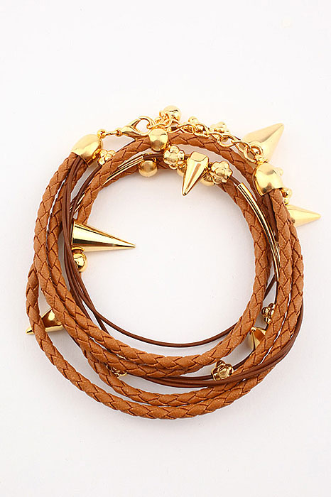 Браслет Fashion Jewelry, цвет: коричневый. Б-08-КБ-08-К Браслет Fashion Jewelry, цвет: коричневый. Б-08-КБ-08-КБраслет Fashion Jewelry представляет собой ремешки из искусственной кожи переплетенные между собой и украшенные декоративными элементами из металла. Браслет имеет застежку-карабин с регулирующей цепочкой, что позволяет регулировать размер браслета. Красивое и необычное украшение блестяще подчеркнет изысканный вкус, женственность и красоту своей обладательницы и поможет внести разнообразие в привычный образ.