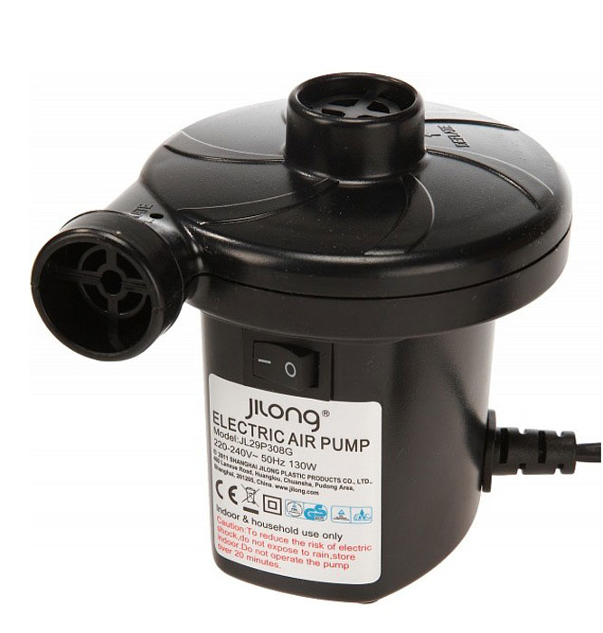 Насос электрический Jilong AC Electric, 220Bс58836 Насос электрический Jilong AC Electric, 220Bс58836Насос электрический Jilong AC Electric станет незаменимым в путешествиях или отдыхе на природе.- Напряжение 220В. - 3 дополнительные насадки различной конфигурации.