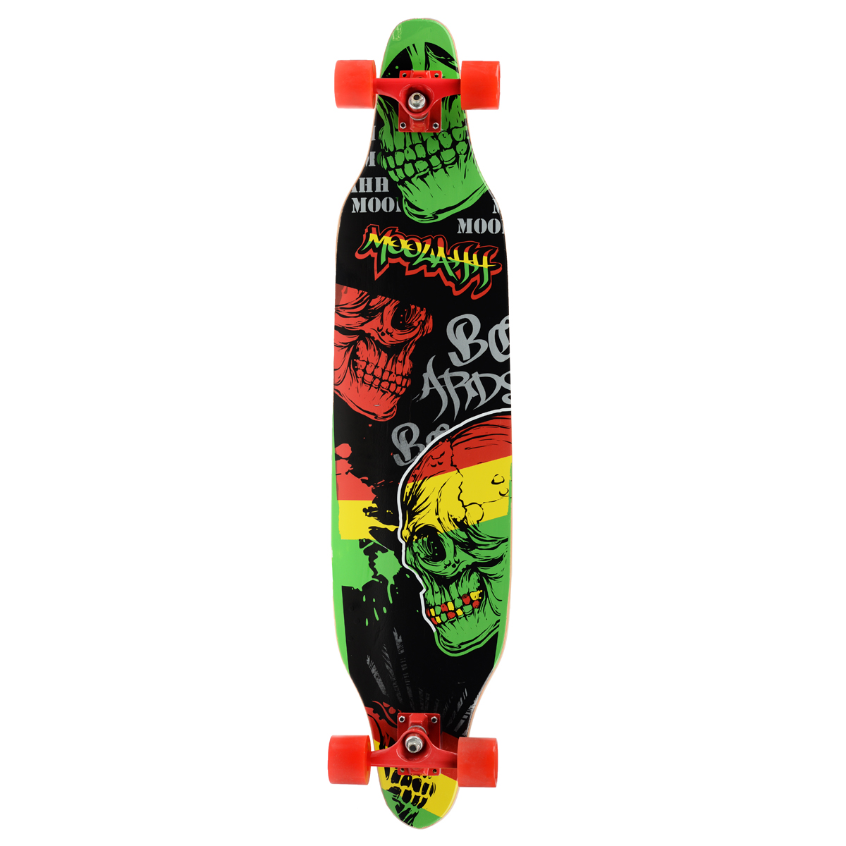 Лонгборд MaxCity Long Board, цветной принт, дека 102 см х 24 смSF 0085 Лонгборд MaxCity Long Board, цветной принт, дека 102 см х 24 смSF 0085Лонгборд MaxCity – это одна из вариаций скейтборда. У лонгбордов удлиненная база, которая придает устойчивости при езде, а на высокой скорости обеспечивает особую стабильность и отличную маневренность. Именно поэтому лонгборды предназначены для агрессивного стиля катания и осуществления профессиональных трюков. Лонгборды мы рекомендуем для профессионалов или для людей, которые хорошо катаются на скейте.