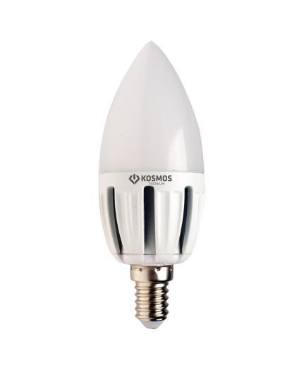 Светодиодная лампа Kosmos Premium, белый свет, цоколь Е14, 5W. KLED5wCN230vE1445C0027371 Светодиодная лампа Kosmos Premium, белый свет, цоколь Е14, 5W. KLED5wCN230vE1445C0027371Нейтральный белый оттенок свечения идеально подойдет для освещения кухни и гостиной.