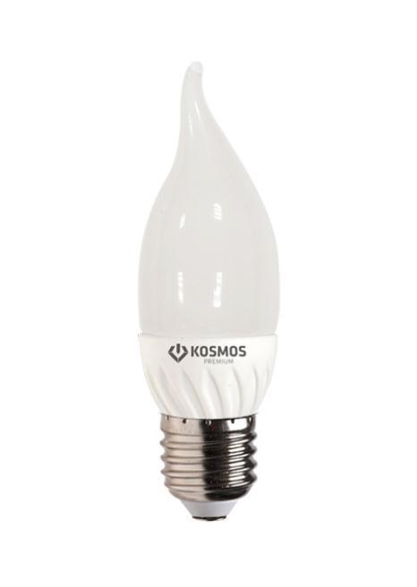 Светодиодная лампа Kosmos Premium, теплый свет, цоколь Е27, 3WKLED3wCW230vE2727 Светодиодная лампа Kosmos Premium, теплый свет, цоколь Е27, 3WKLED3wCW230vE2727Использование светодиодов от мирового лидера SAMSUNG и предоставление 2 лет гарантии – залог надежной и стабильной работы лампы. Теплый оттенок света лампы по цветовой температуре соответствует обычной лампе накаливания и позволит создать уют в спальнях и местах отдыха.